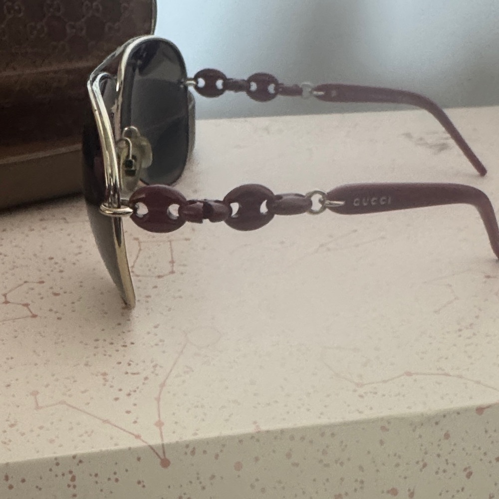 Gucci Women's Sunglasses - Deep Red